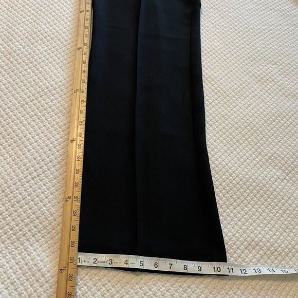 Talbots Hollywood Black High Waist Straight Leg Office Pants Trousers Size 10 - Picture 14 of 14